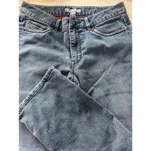 Gander Mt plaid flannel‎ lined jeans womens 8 straight warm outdoors gorpcore